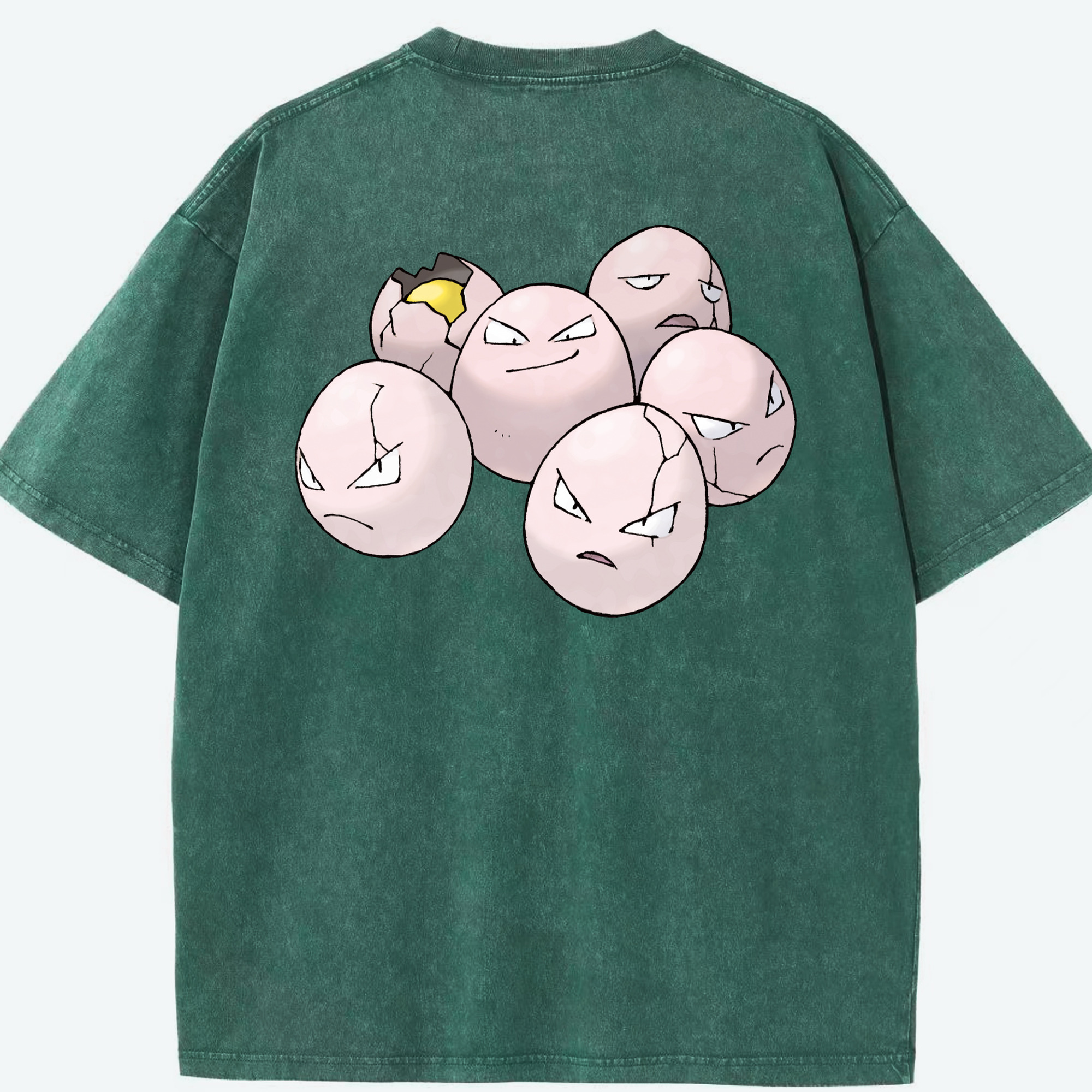 （画像用） ポケットモンスター Pokémon 綿100% ヴィンテージ風 半袖Tシャツ（背面プリント）
